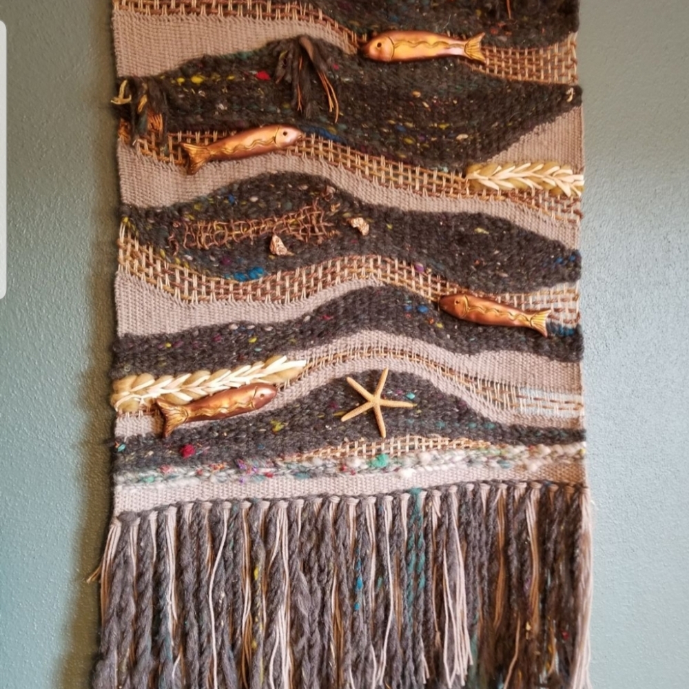 Boho wall decor,  macrame, weaving